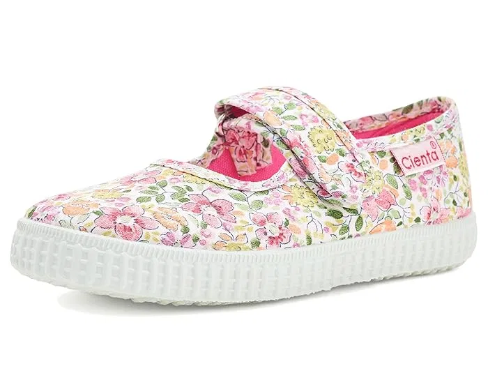 Кеды с цветочным принтом 56087 Cienta Kids Shoes, Pink Floral