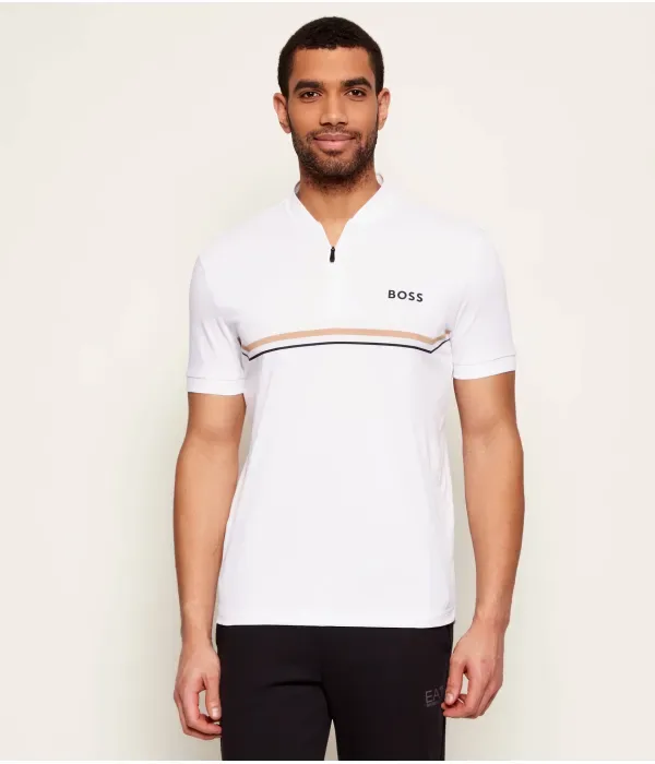 Футболка PL_TOC Spin slim fit Boss Green, белый