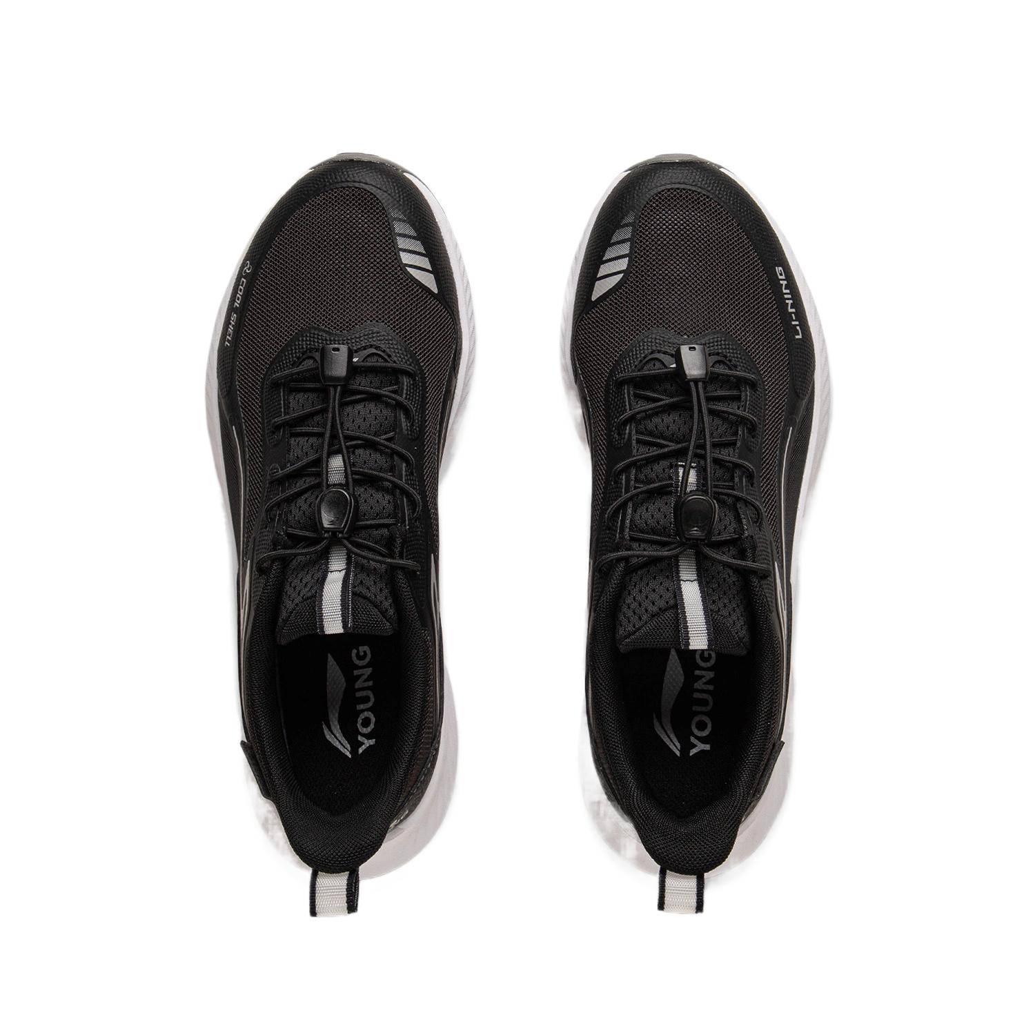 Дышащие низкие повседневные кроссовки Kids' из коллекции Sports Life LINING YOUNG, черный/серый — фото 4
