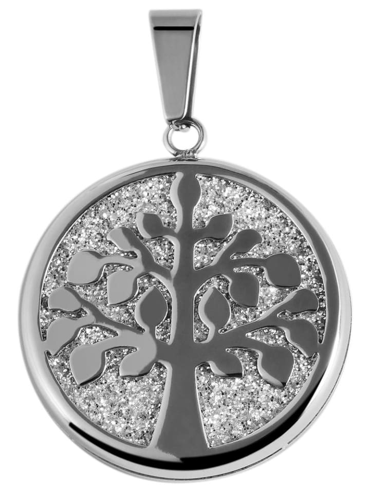 

Adeliás Женский кулон - кулон «Древо жизни» из нержавеющей стали серебристого цвета