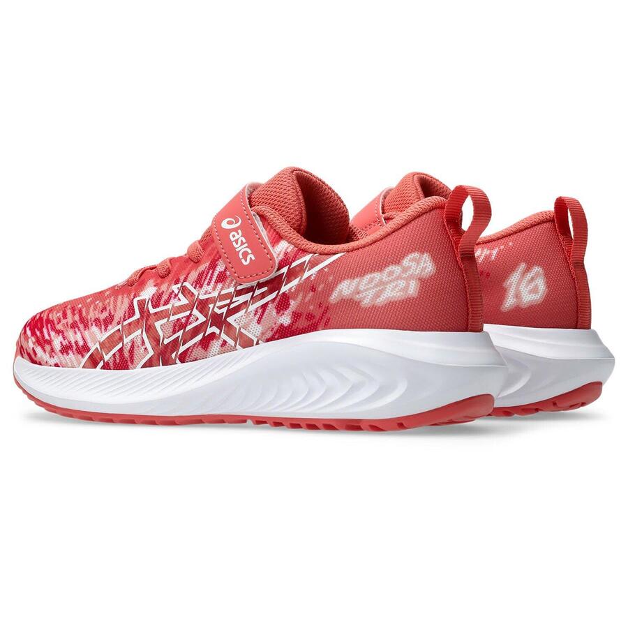Кроссовки детские мультиспортивные, унисекс - ASICS Pre Noosa Tri 16 PS - тёмно-розовый/белый — фото 2