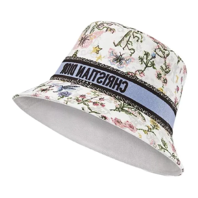 

DIOR Бобби маленькая шляпа с узкими полями, White