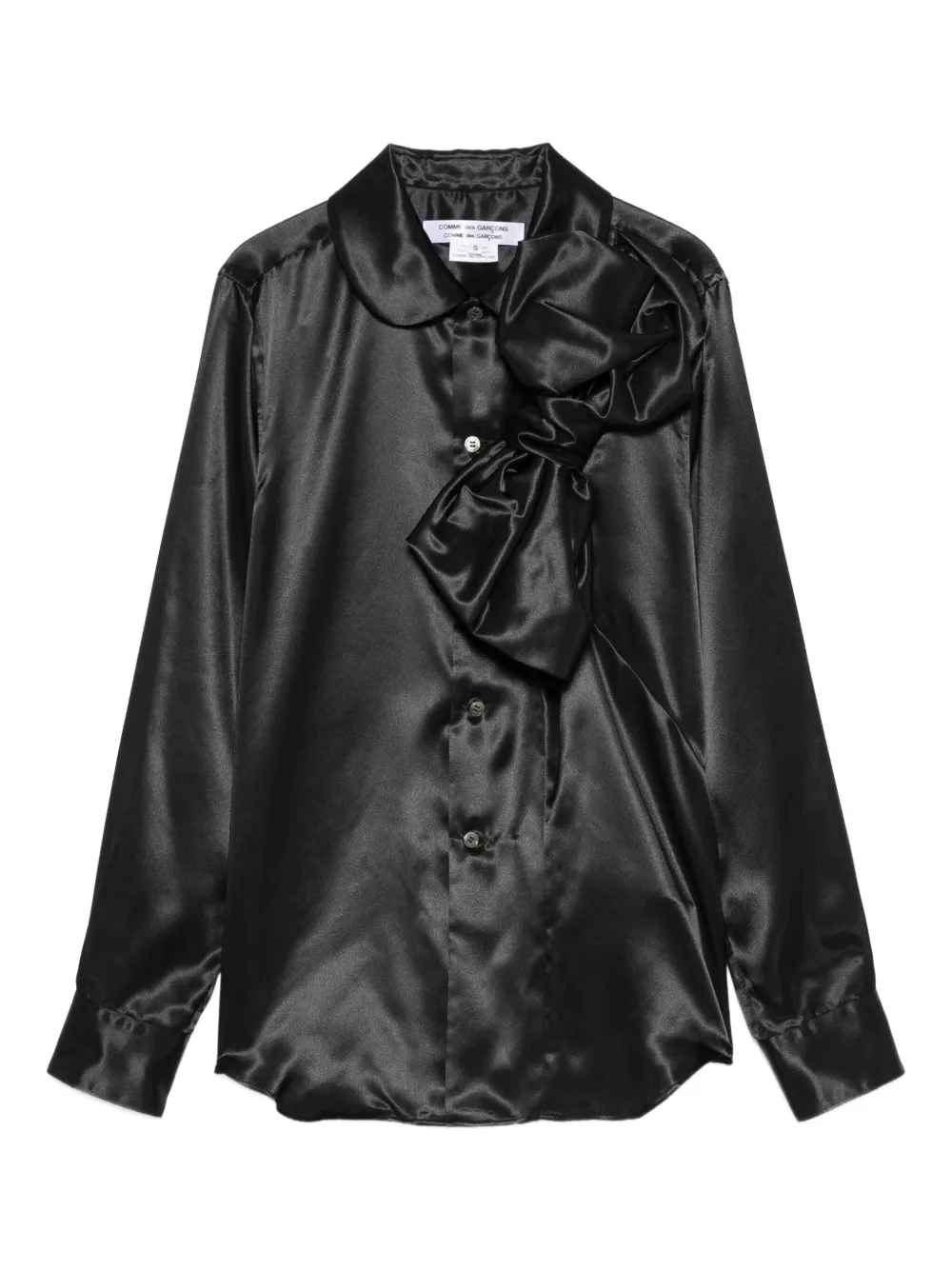 

Атласная рубашка Comme Des Garçons Comme Des Garçons, черный