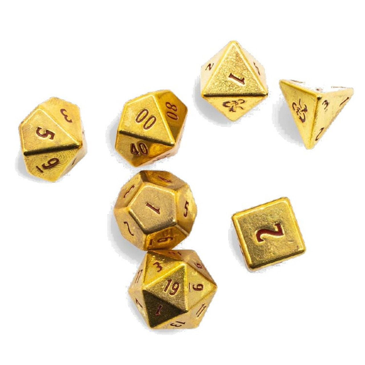 

Аксессуары Ultra Pro Dice: Dungeons & Dragons 50th Anniversary - Heavy Metal RPG Set (7ct)
