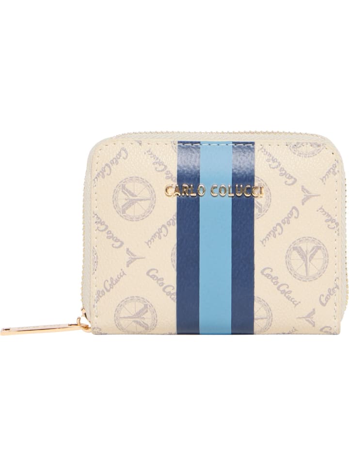 

Кошелек Carlo Colucci, цвет creme/blau