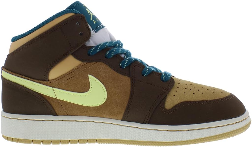 Кроссовки Jordan Boy's Modern, зеленый/коричневый/бирюзовый — фото 3