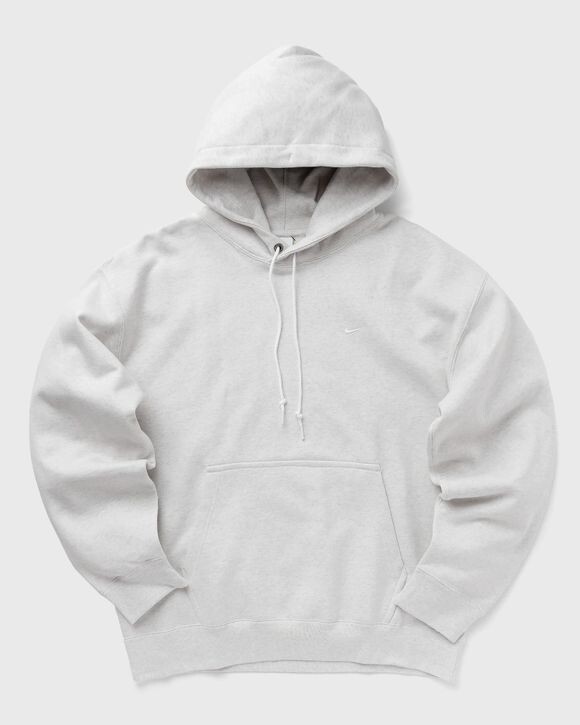 

Худи Nike Solo Swoosh Fleece Pullover Hoodie, цвет birch heather/white