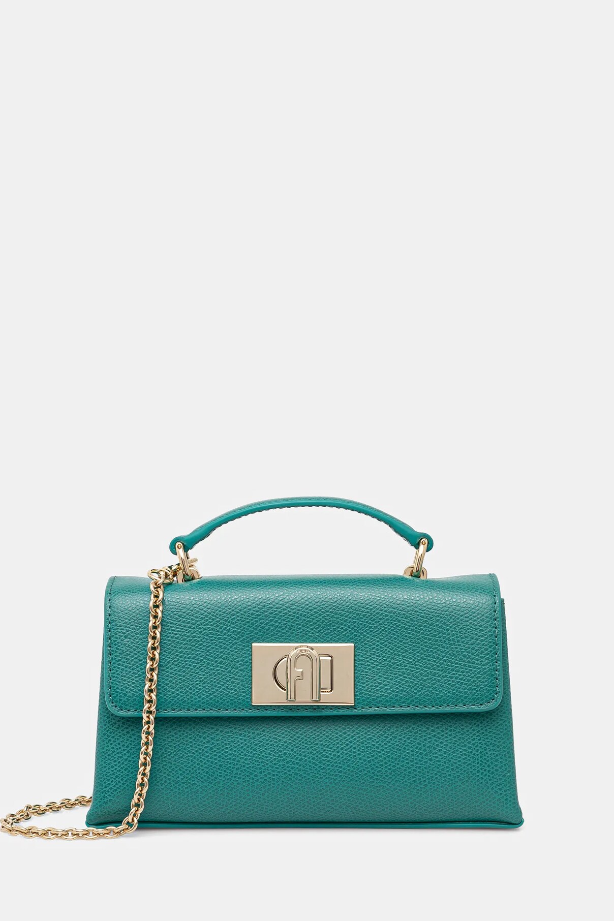 

Сумка из кожи Furla, зеленый