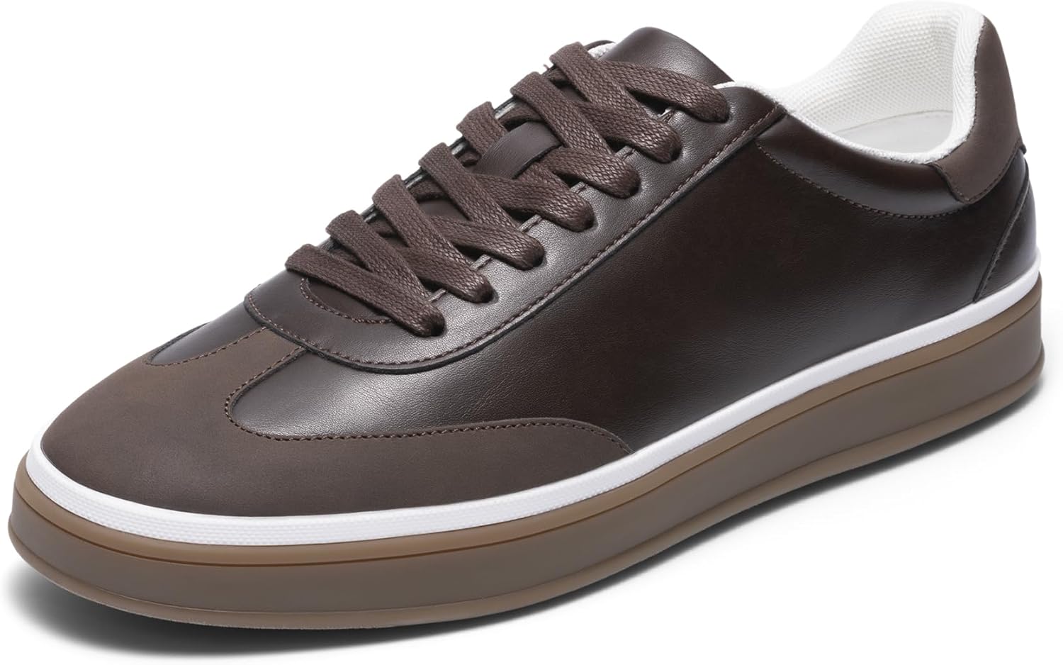 

Мужские кроссовки Bruno Marc Удобная повседневная обувь, деловая повседневная обувь для мужчин, модные кроссовки, темно-коричневый