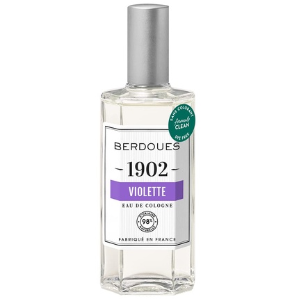 

1902 Violet Eau de Cologne Цветочный стойкий аромат Сделано во Франции Аромат-спрей для мужчин и женщин с фиолетово-сиреневым жасмином Роскошные унисекс-духи с ингредиентами высшего качества 4,2 жидких унции Berdoues