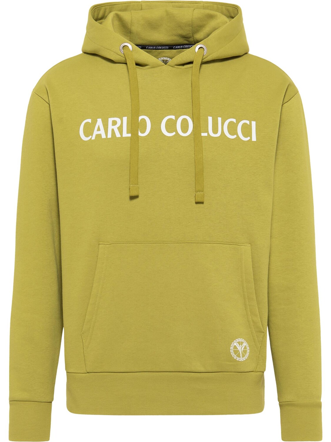 

Толстовка Carlo Colucci Hoodie ohne Reißverschluss Corrado, оливковый