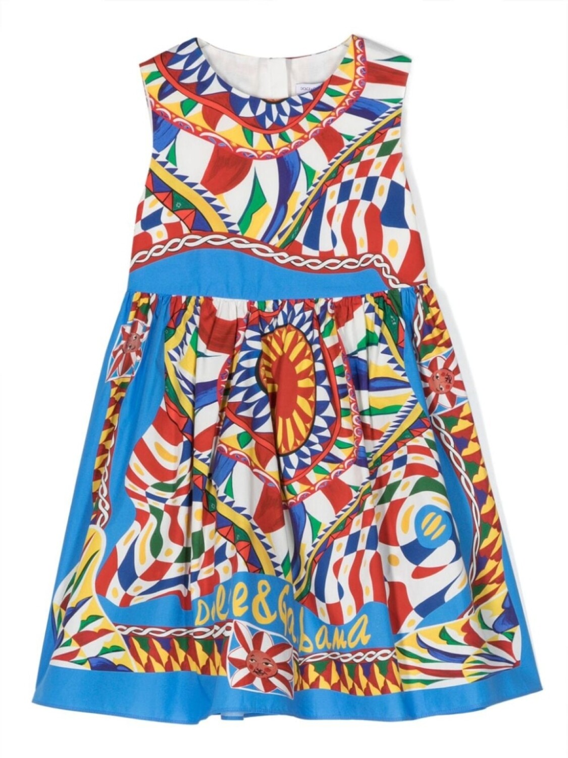 

Dolce & Gabbana платье с абстрактным узором, синий