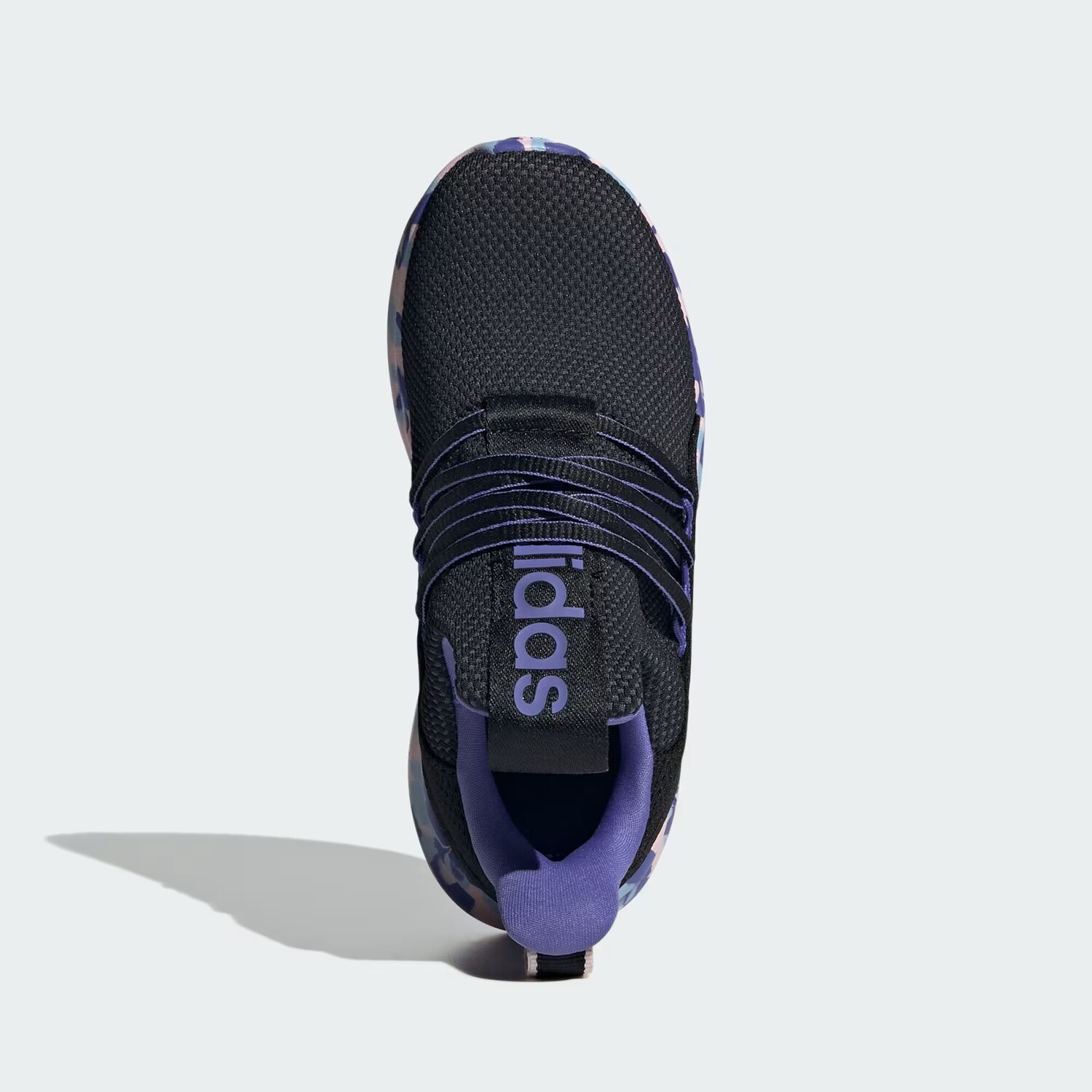 Кроссовки Lite Racer Adapt 7.0 для детей Adidas, цвет Core Black/Clear Pink/Cobalt Blue — фото 2