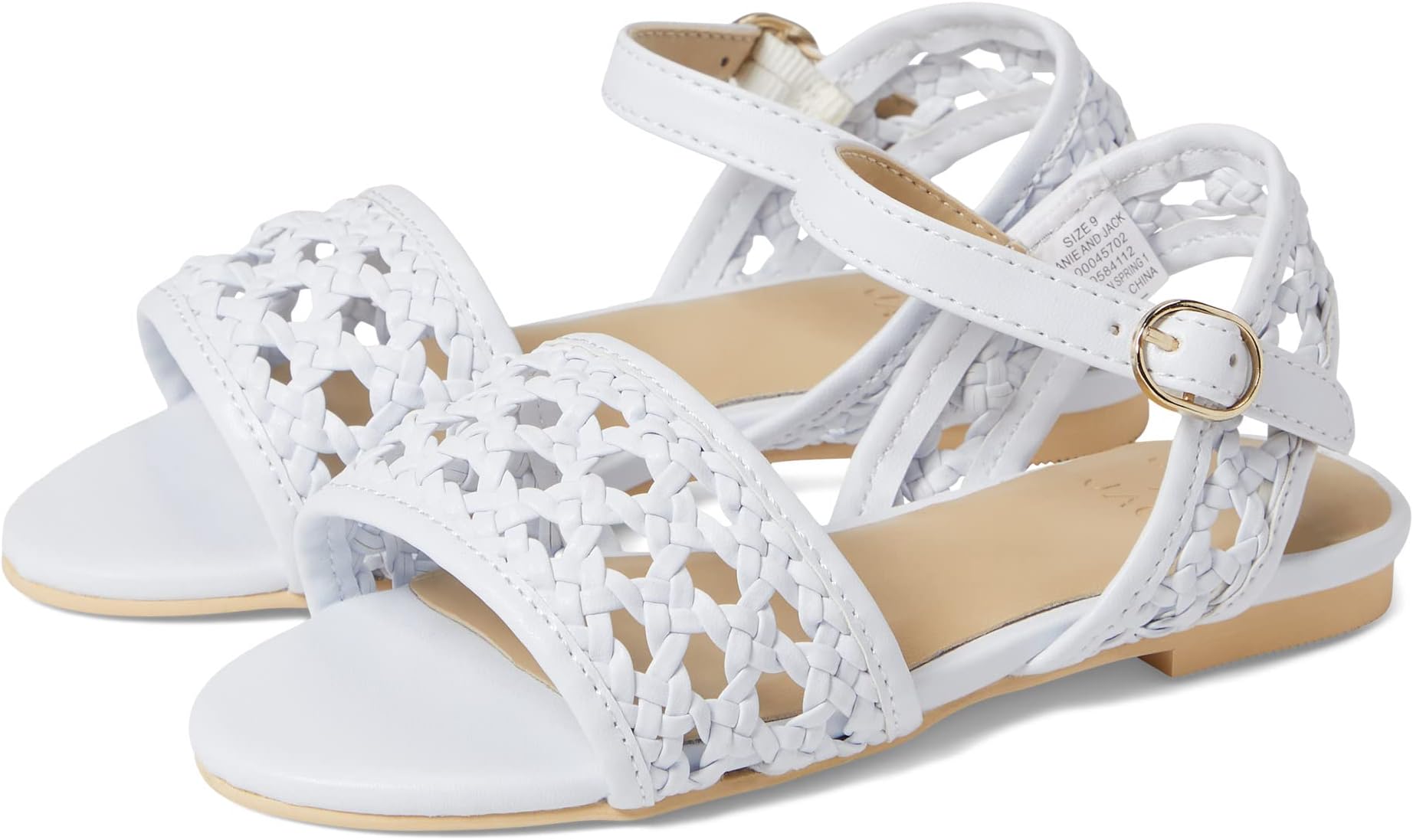 

Сандалии Janie and Jack Woven Sandal, белый