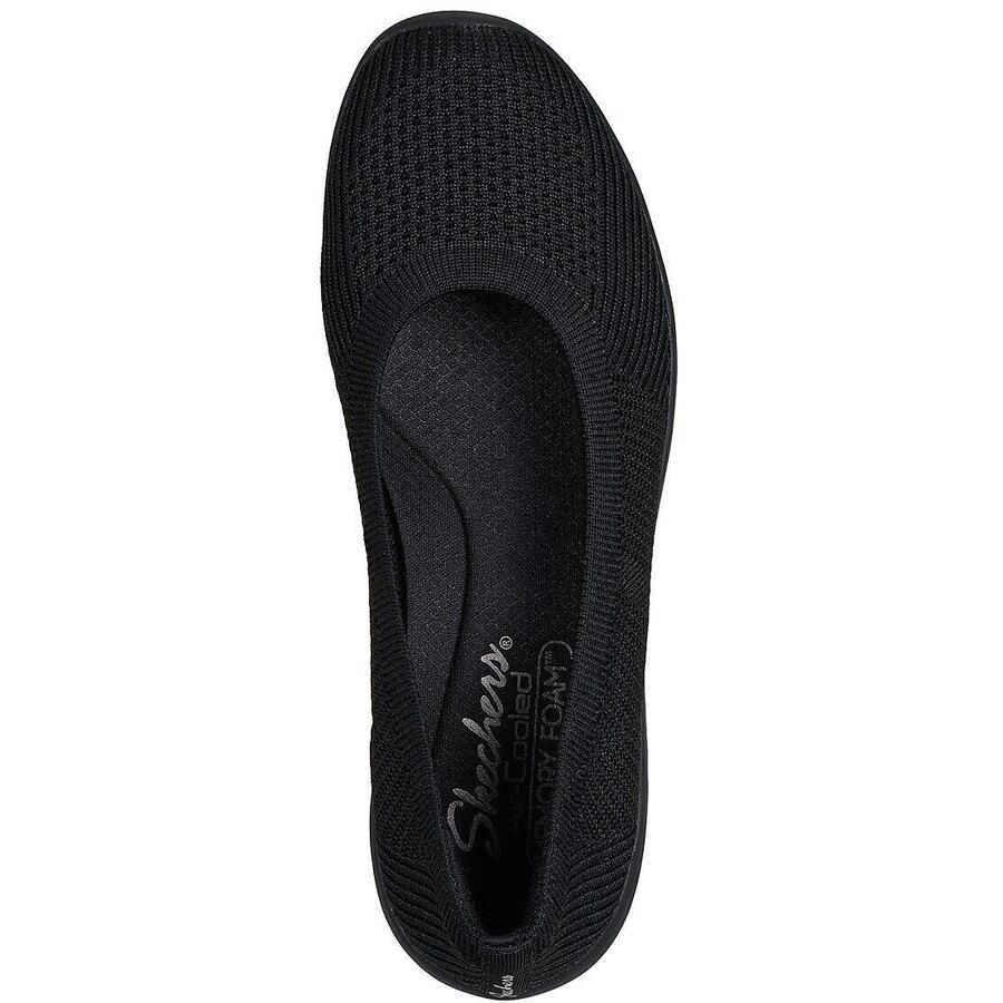 Кроссовки Skechers Arya - Fancy You Flats, черные, женские — фото 2