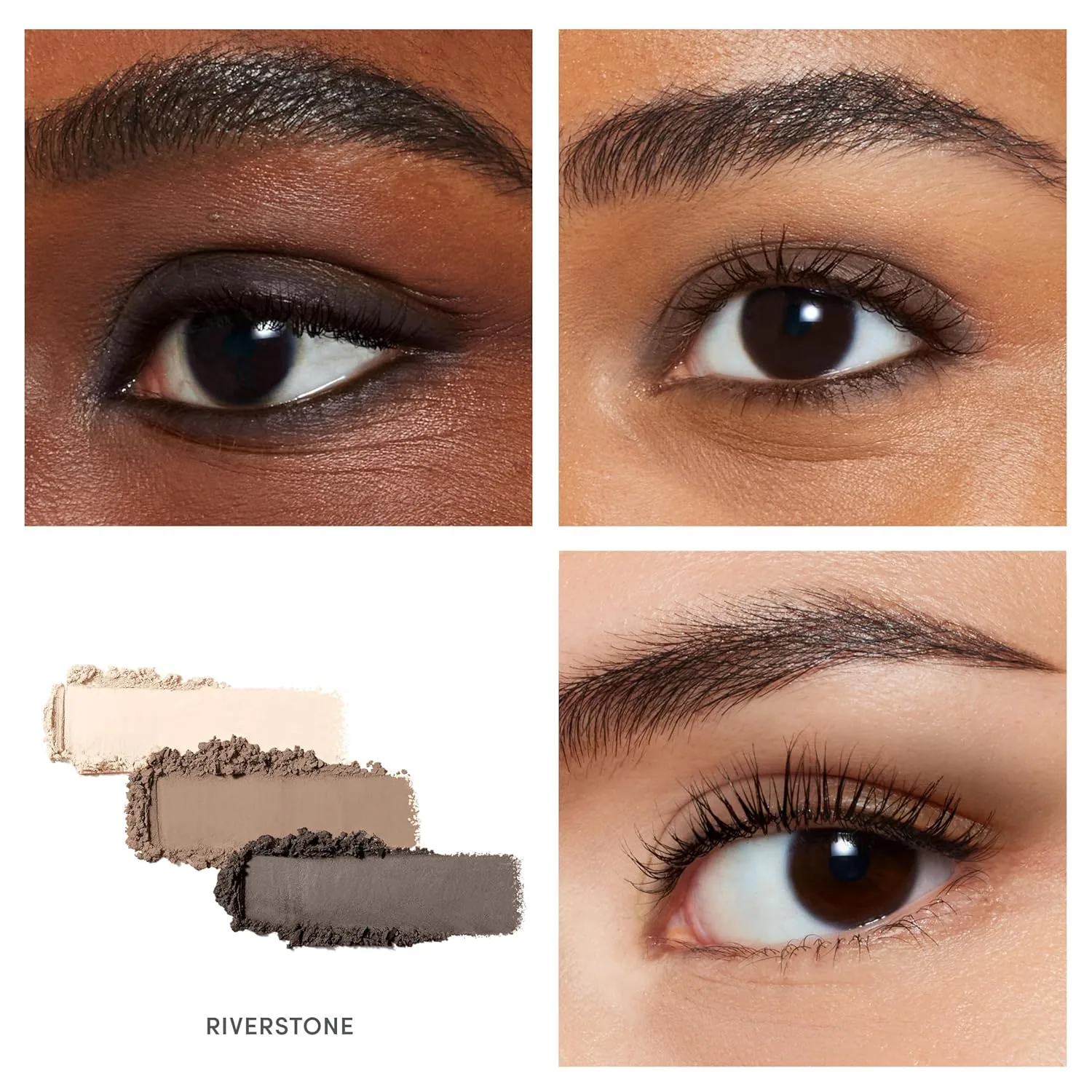 Тени для век Jane Iredale PurePressed Eye Shadow Triple, высокопигментированные минеральные тени для век, стойкая формула, предотвращающая скатывание, безопасны для чувствительной кожи вокруг глаз., Riverstone — фото 3