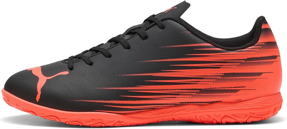 Мужские кроссовки PUMA Attacanto II, черный/красный/ярко-красный — фото 4