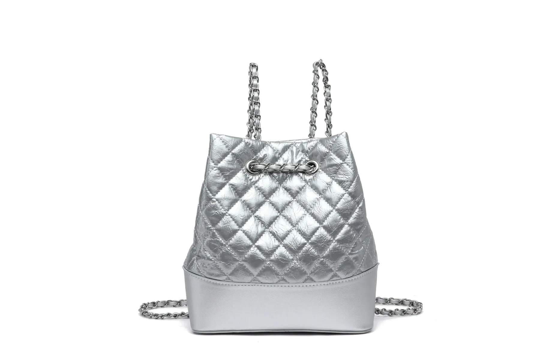 

Рюкзак COLLEZIONE ALESSANDRO "Diamond" из мягкого материала без кожи, серебристый