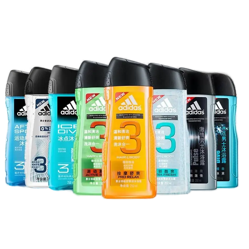 

Освежающий гель для душа ароматный увлажняющий очищающий Adidas