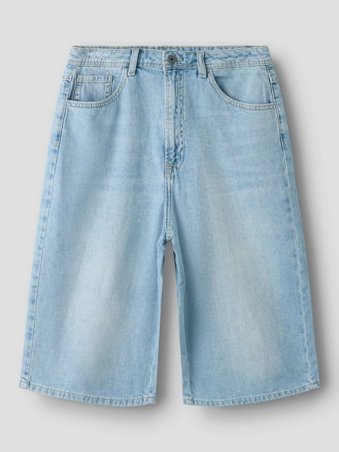 Шорты джинсовые light blue denim, TWO SOON — фото 3