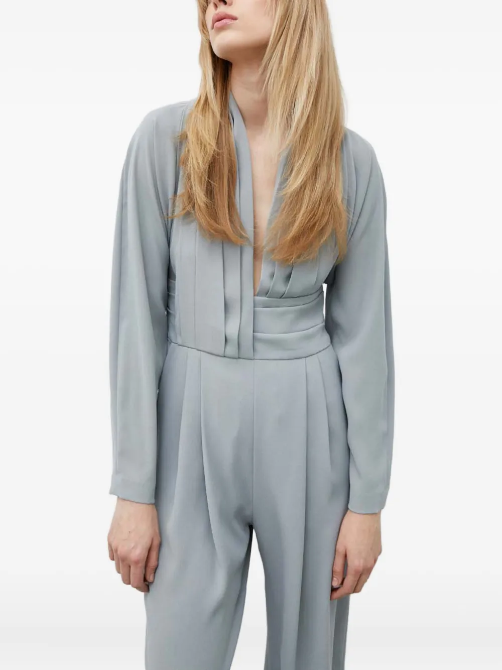 

Плиссированный комбинезон Cinnie Iro, серый