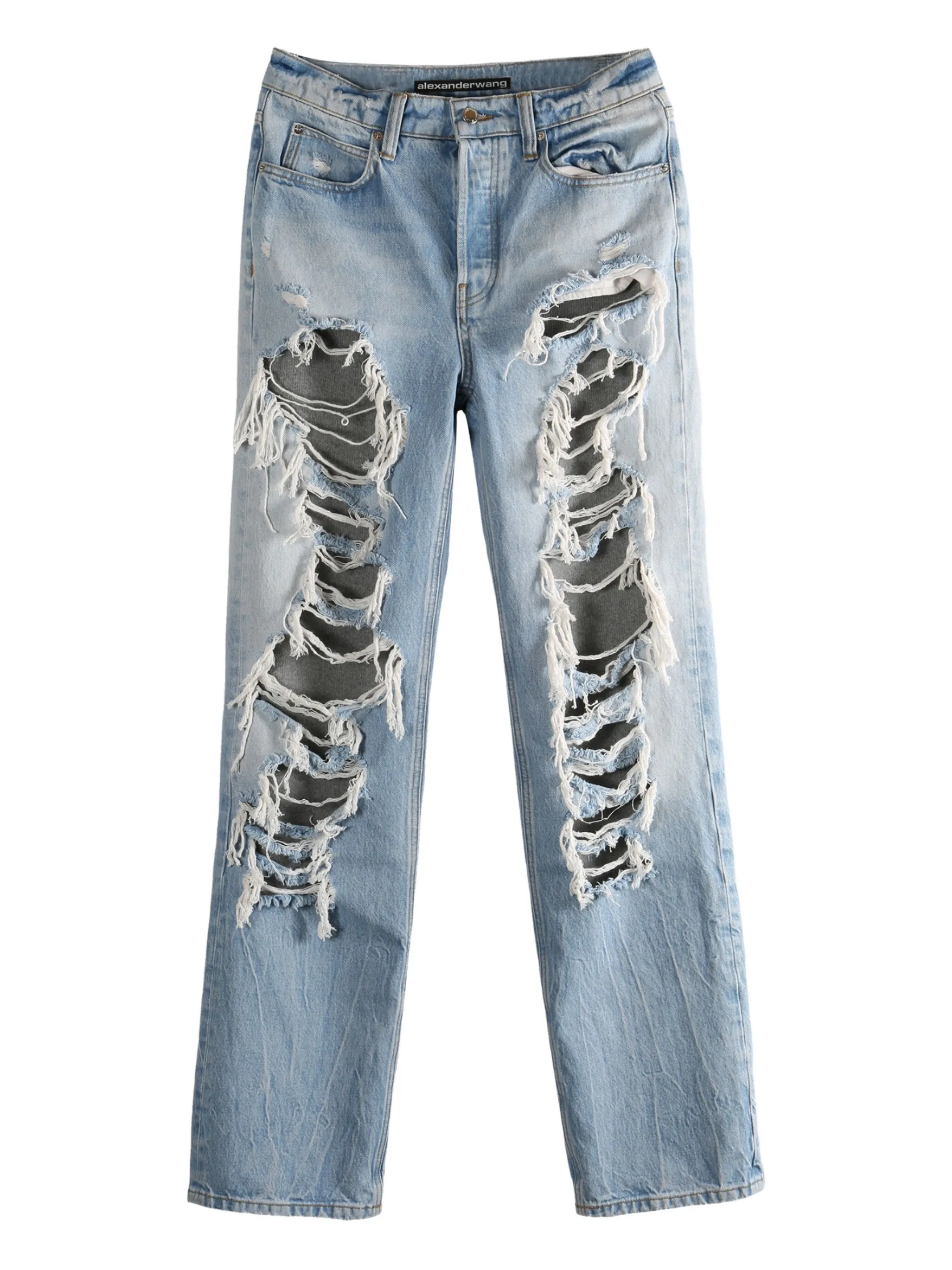 

Джинсы с прорезями Alexander Wang, синий