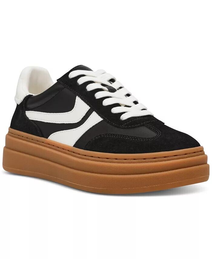 Женские кроссовки Dodge на тройной платформе на шнуровке Steve Madden, серый