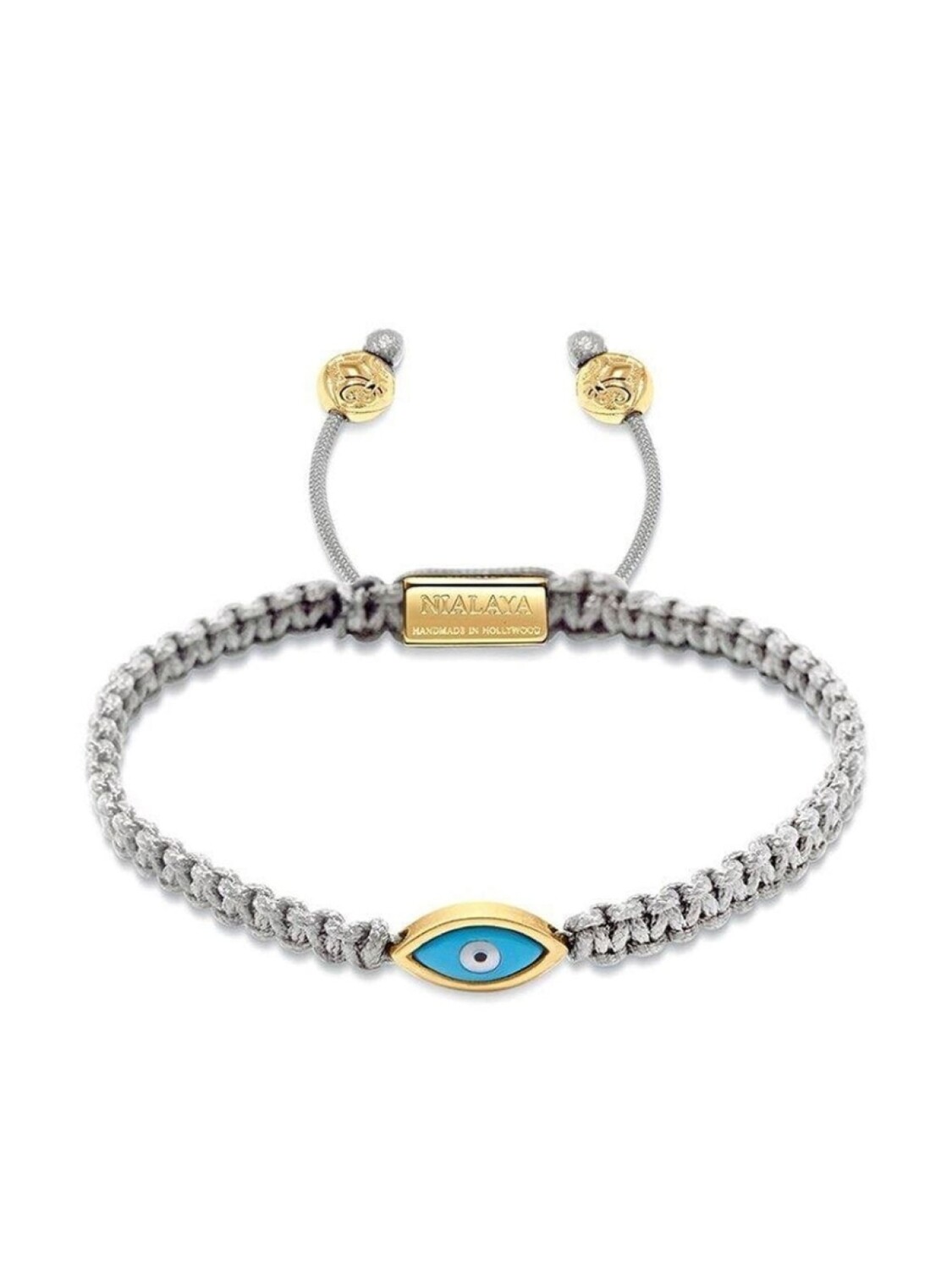

Браслет Evil Eye Nialaya Jewelry, серый