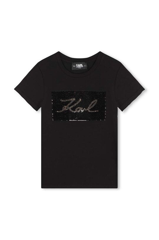 

Детская футболка Karl Lagerfeld, черный