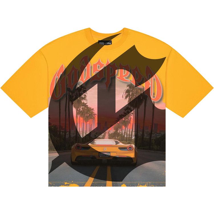 

Футболка Godspeed Sunset BLVD T-Shirt, Yellow