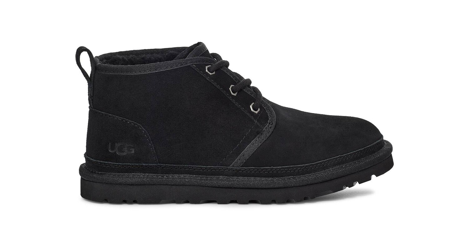

Ботинки на шнуровке из замши Neumel. Ugg, черный