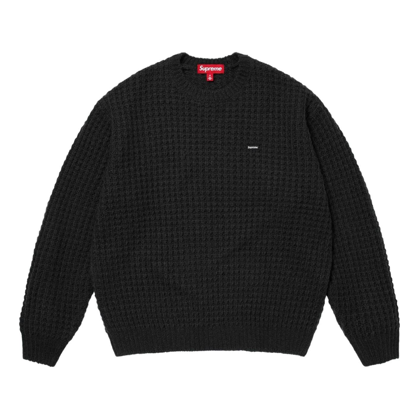 Свитер Supreme Small Box Waffle 'Black'