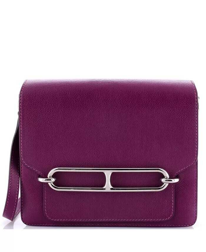 

23 Сумка Roulis Evercolor Pre-Owned HERMÉS, фиолетовый