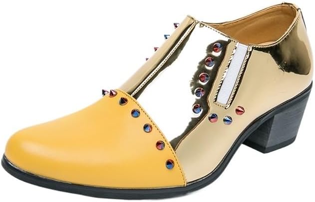 

Мужские ботинки Челси без подкладки, высокие с заостренным носком, кожаные, низкие слипоны-оксфорды, для бизнеса, свадьбы, торжеств и повседневной носки Zestrelax, золотой