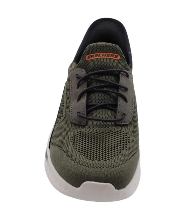 Стильные кроссовки с дизайном в виде буррито. Skechers, зеленый — фото 4