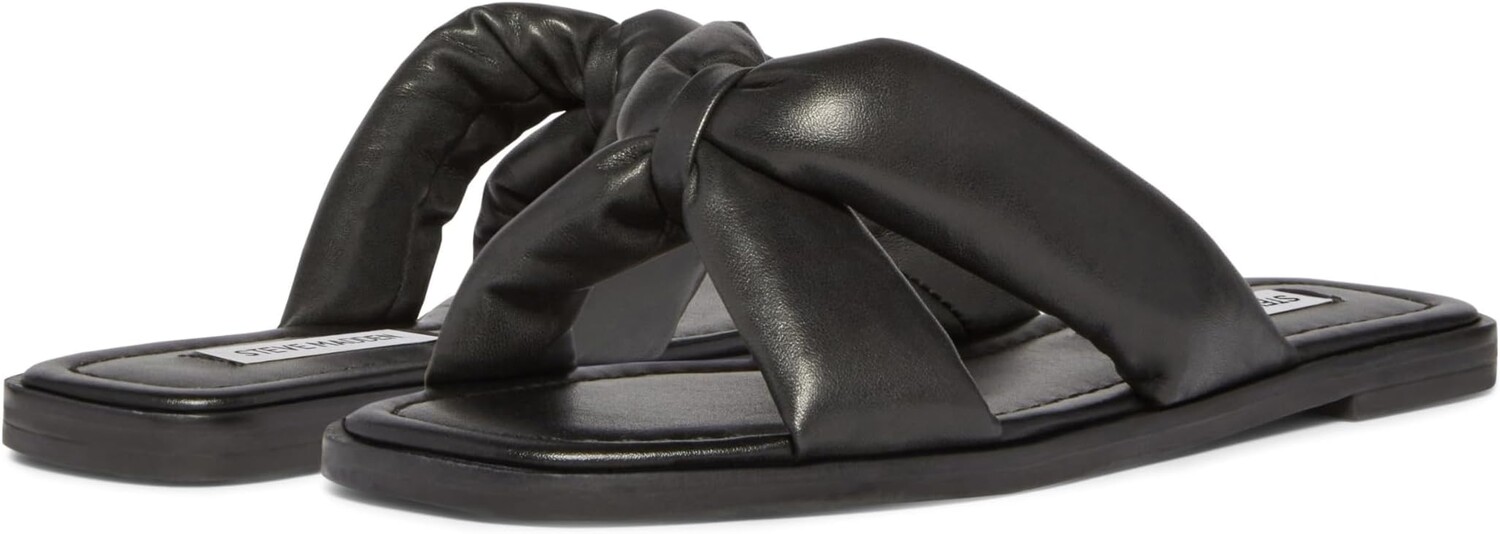 

Сандалии на плоской подошве Avianna Steve Madden, черная кожа