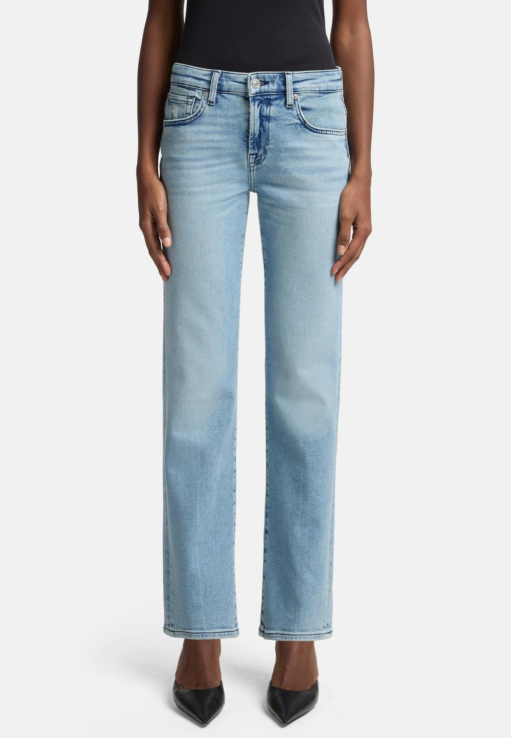 

Джинсы прямого кроя STRAIGHT FIT CALIE 7 for all mankind, светло-голубой