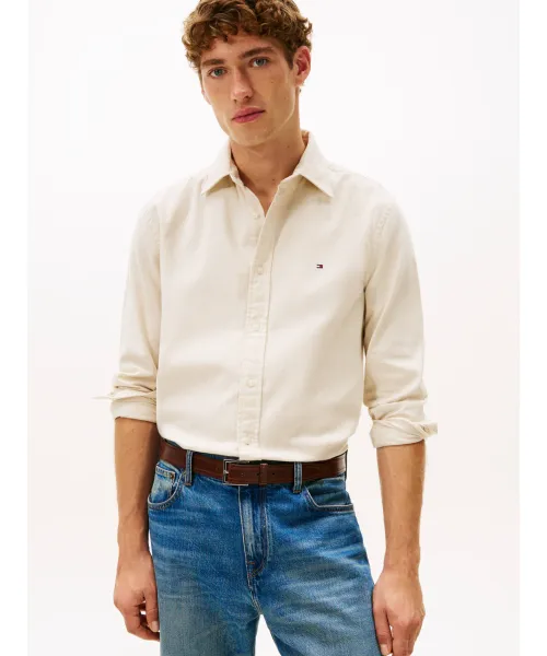 

Рубашка Regular fit Tommy Hilfiger, бежевый
