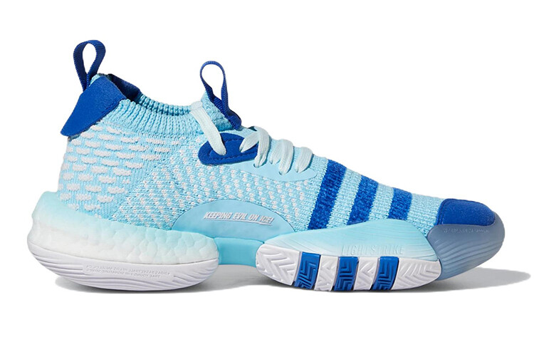 Баскетбольные кроссовки Trae Young 2.0 для детей GS Mid-top Blue Adidas — фото 2