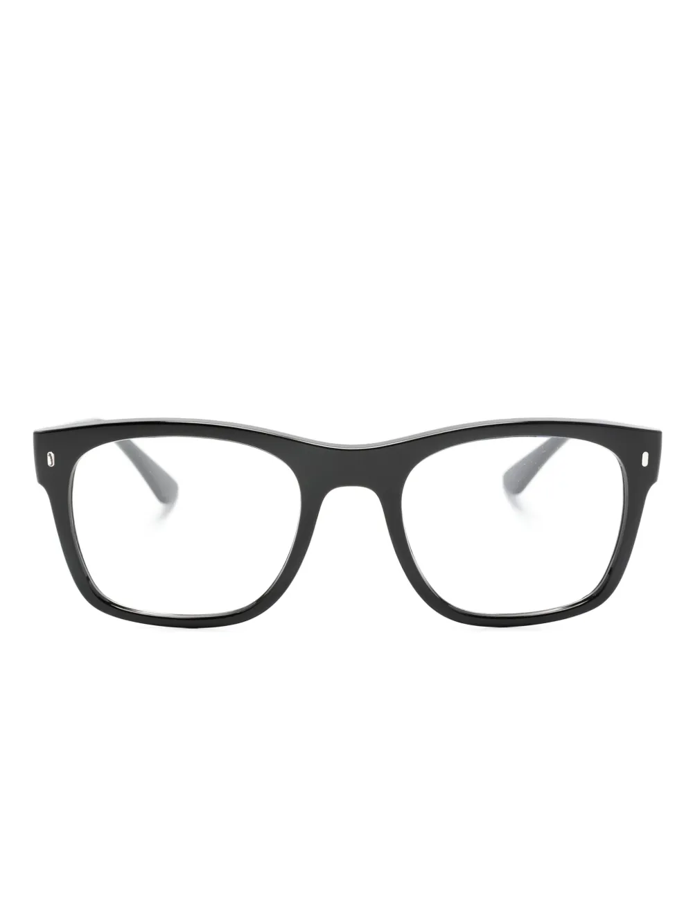 

Очки в квадратной оправе с логотипом Ray-Ban, черный