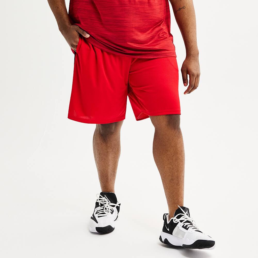 

Баскетбольные шорты Big & Tall Tek Gear, цвет Cherry Cocktail