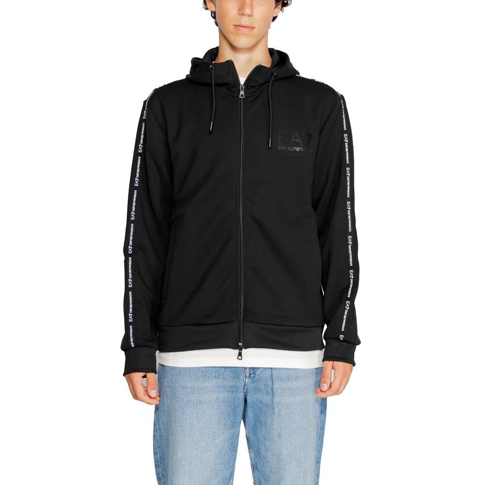 

Черный свитер из полиэстера Armani EA7 Emporio