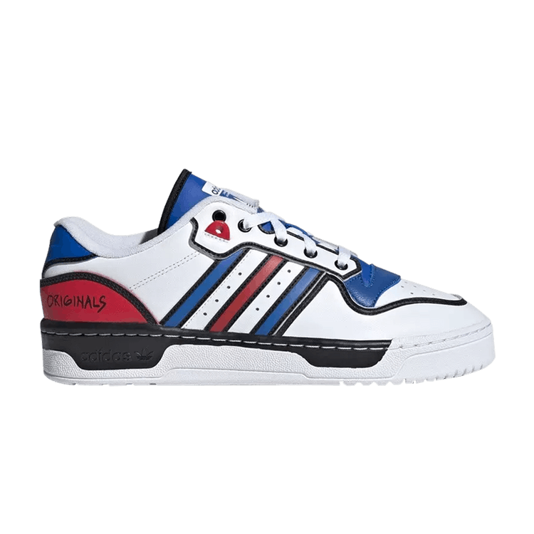

Кроссовки adidas Rivalry Low 'White Blue Scarlet', белый