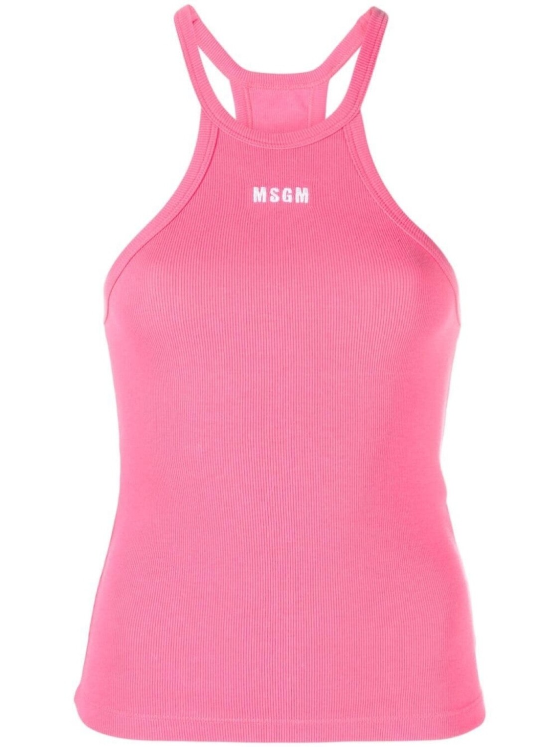 

MSGM топ с логотипом, розовый