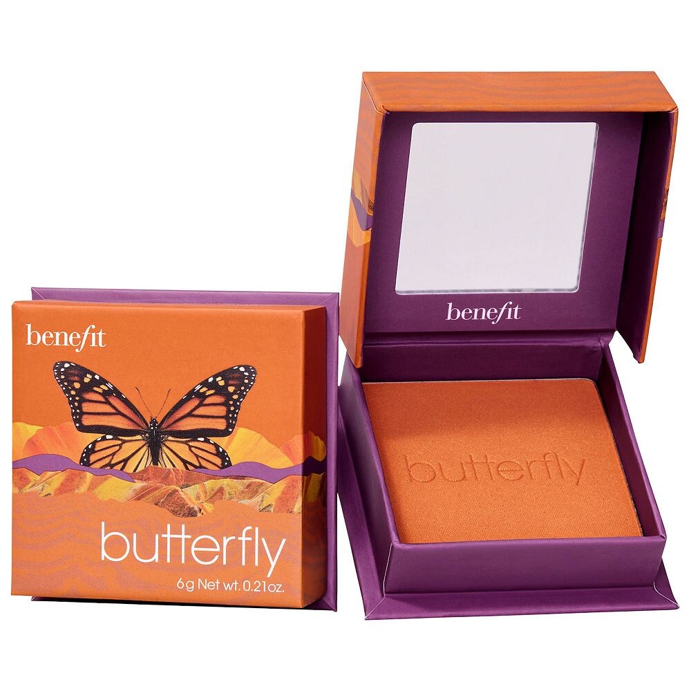 

Benefit Cosmetics Шелковисто-мягкие пудровые румяна, цвет Butterfly