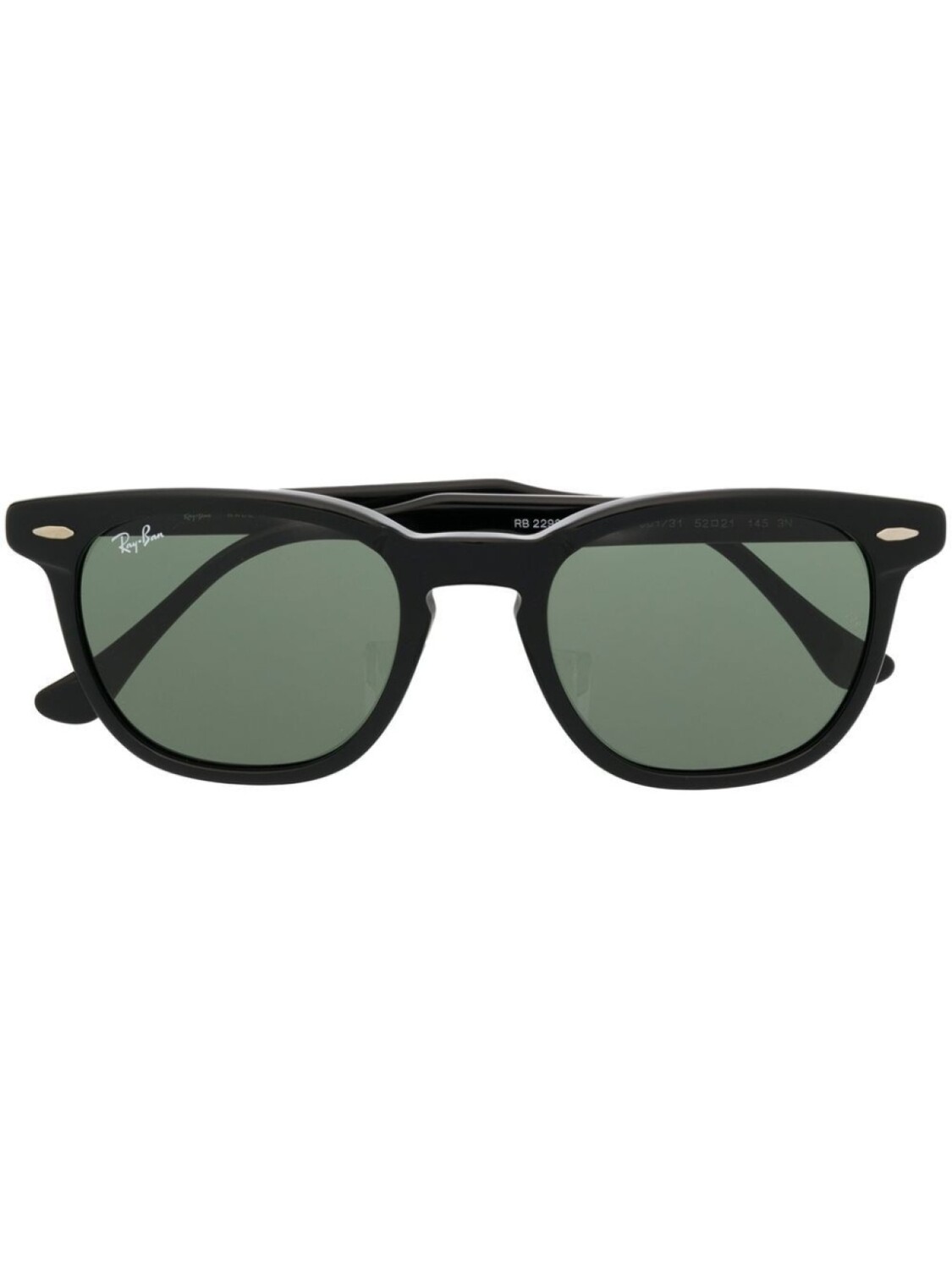 

Ray-Ban солнцезащитные очки Hawkeye в трапециевидной оправе, черный