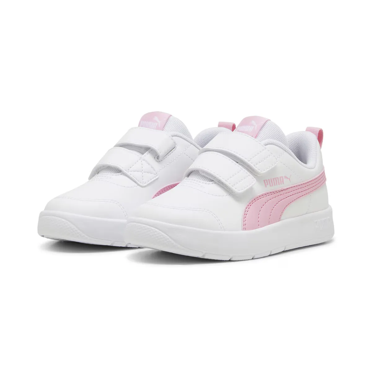 Повседневная обувь Puma Courtflex V3 V PS для детей, белый/розовый — фото 2