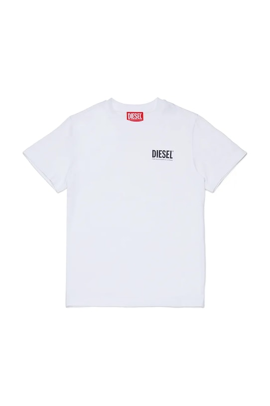

Детская хлопковая футболка UTILLO UW T-SHIRT Diesel, белый