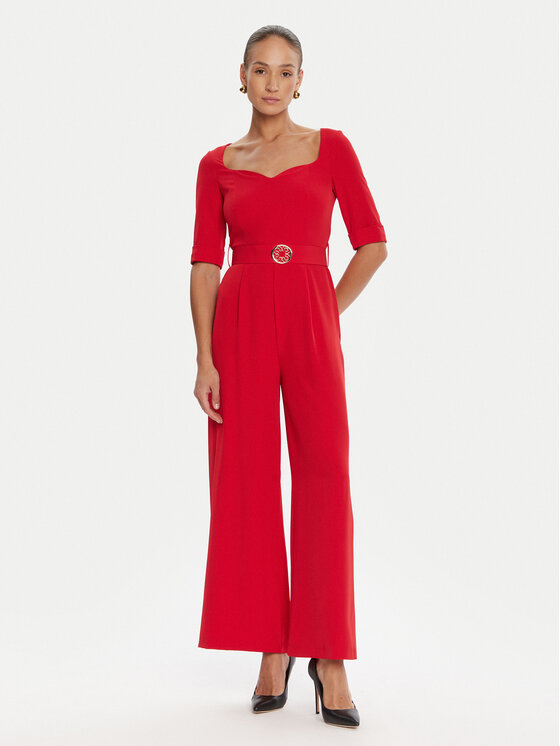 

Комбинезон wide leg CFC0125323003 Rinascimento, красный