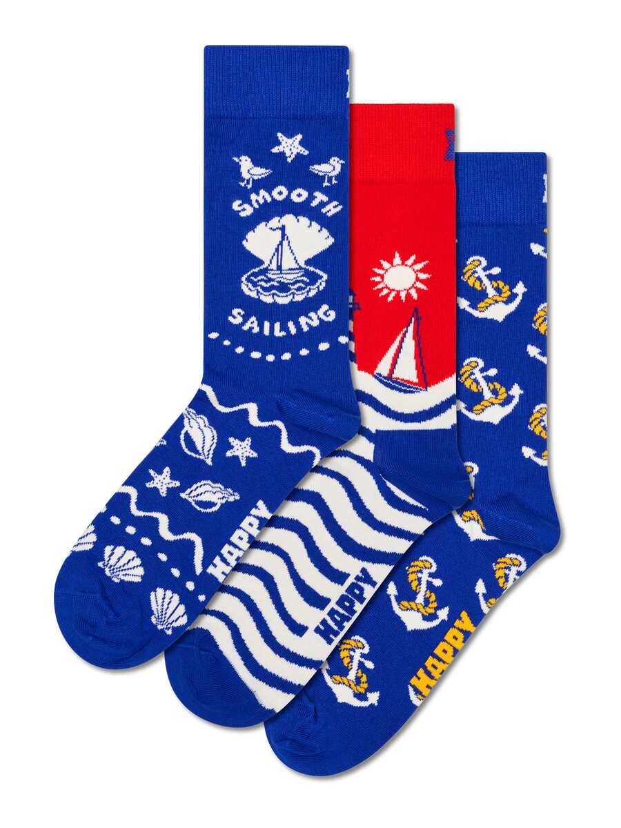 

Носки Happy Socks Sailing Socks, синий